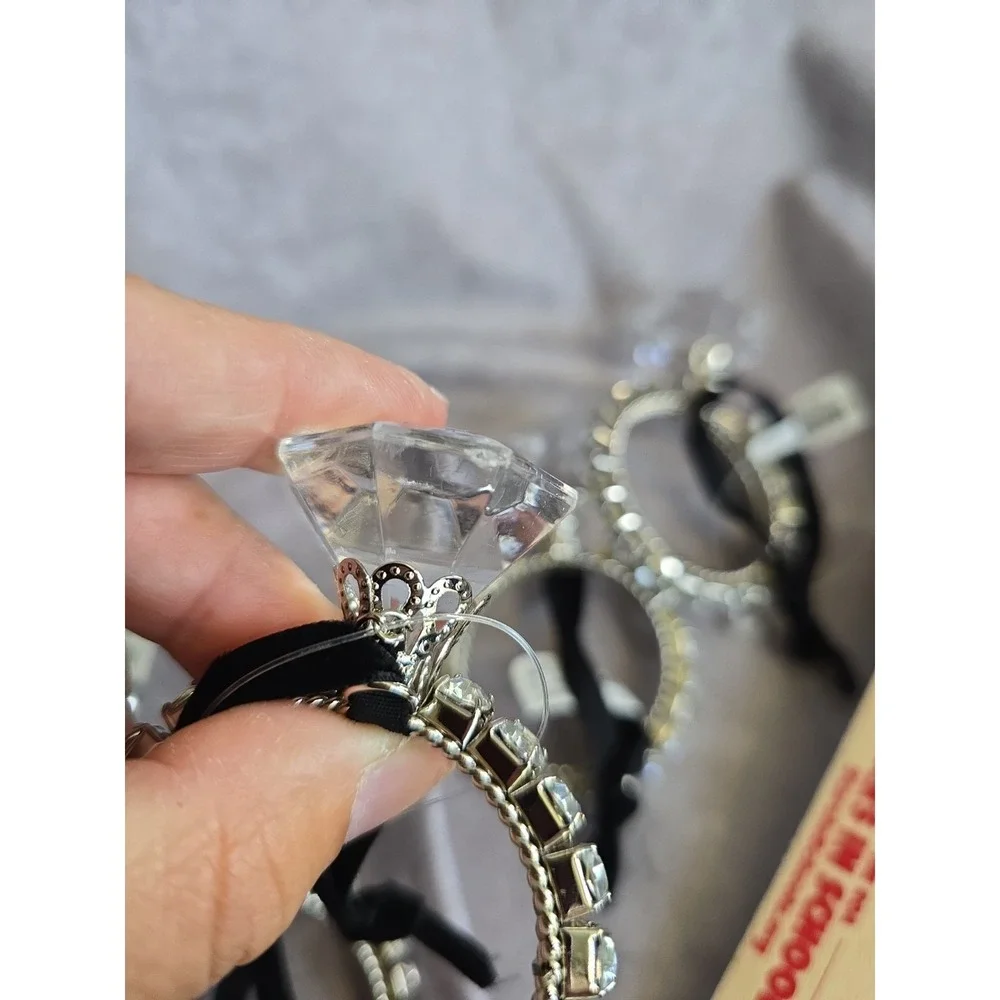 6 Pier 1 Engagement Ring Style Christmas Ornament Diamond Like Design Flaws